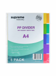 A4 PP DIVIDERS 5PT INSERT TAB (DV-5341)